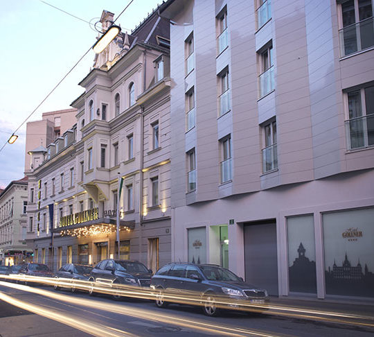 Hotel Gollner Zeitreise Grundstein fuer Modernitaet