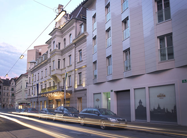 Hotel Gollner Zeitreise Grundstein fuer Modernitaet