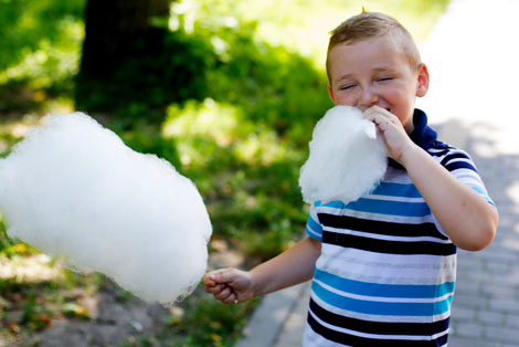 Zuckerwatte Grazer Herbstmesse