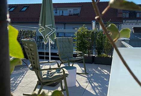 Dachterrasse im Hotel Gollner Graz
