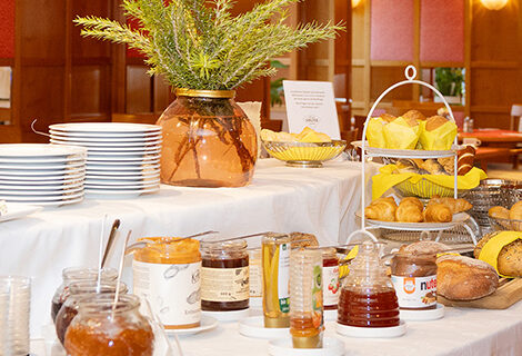 Frühstücksbuffet im Hotel Gollner in Graz